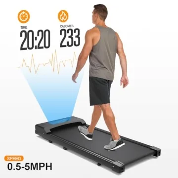TOGOGYM Walking Pad Treadmill 330 lb Capacity Portable Under Desk