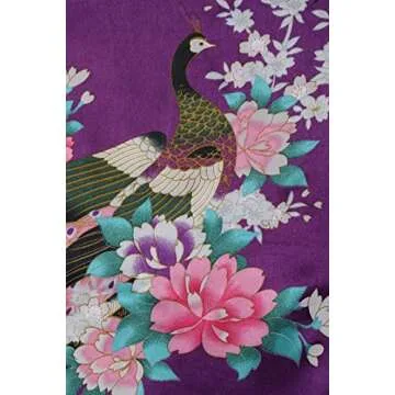 Luxurious BABEYOND Women's Long Kimono Robe with Pockets