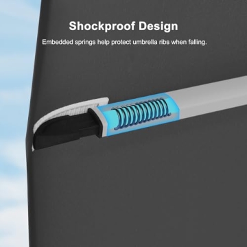 Purple Leaf Large Cantilever Umbrella for Outdoor Spaces