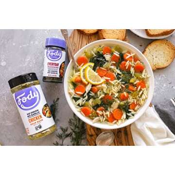 Fody Foods Chicken Soup Base | Natural Flavor | Low FODMAP Certified | Gut Friendly No Onions or Gar...
