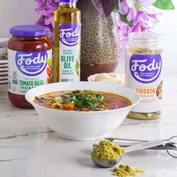 Fody Foods Chicken Soup Base | Natural Flavor | Low FODMAP Certified | Gut Friendly No Onions or Garlic | IBS Friendly Kitchen Staple | Gluten Free Lactose Free | 10.6 Ounce