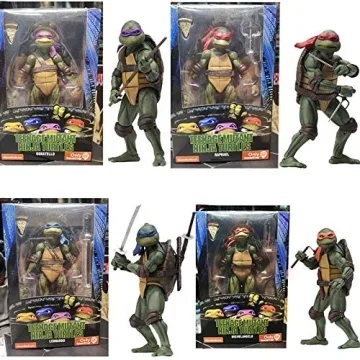 YOBEYI 7 Inch TMNT 1990 Movie Limited Edition Figures