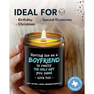 Girlfriend Candle, Funny Gift for Girlfriend from Boyfriend, Best Gifts for Girlfriend Birthday Gifts, Anniversary & Birthday Gifts for Girlfriend Gift Ideas, Best Birthday Gift for Girlfriend Gifts