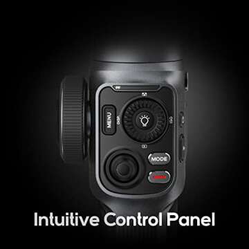 ZHIYUN Smooth 5 Combo Gimbal Stabilizer for Smartphone,3-Axis Phone Video Stabilizer for iPhone 13 Pro Max Mini 12 11 XS X XR 8 7 Plus and Android Cell Phone