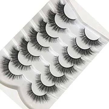 PooPlunch 8D Silk Cat Eye Faux Mink Lashes - 7 Pairs