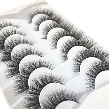 PooPlunch 8D Silk Cat Eye Faux Mink Lashes - 7 Pairs