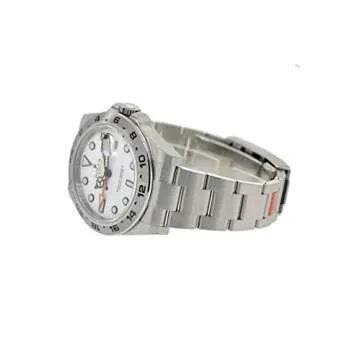 Luxury Rolex Explorer II White Dial Men's Watch