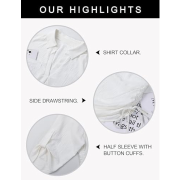 Stylish Blooming Jelly Women's Swim Cover Up in White