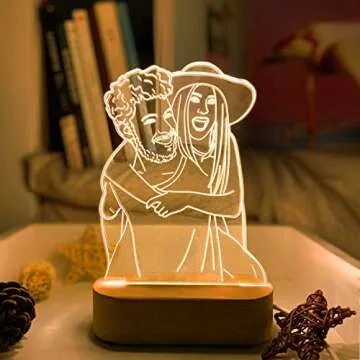 Custom 3D LED Portrait Light for Memorable Gifts