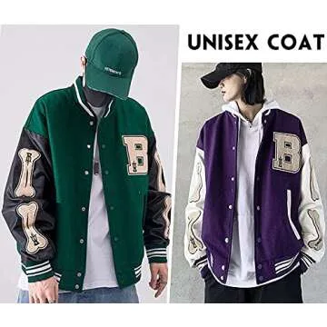 Moshtashio Unisex Varsity College Jacket - Stylish Functionality