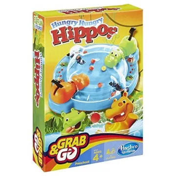Grab & Go Hungry Hungry Hippos Game by Hasbro