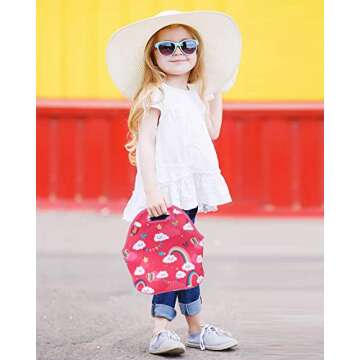 yookee home Neoprene Lunch Box for Kids and Adults