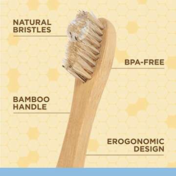 Burt's Bees for Pets Naturally Derived Oral Care Kit for Puppies, Flavorless, 2.5 oz Tube and Bamboo Brush- Puppy Training Toothbrush and Toothpaste with Coconut Oil (2.5 oz)