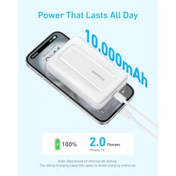 Anker Zolo Magnetic Power Bank - 10,000mAh Fast Charge