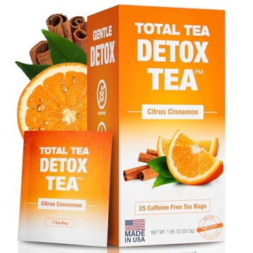 Total Tea Slimming Detox Tea - Caffeine-Free Herbal Blend for Natural Wellness!