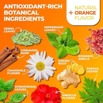 Total Tea Slimming Detox Tea | Caffeine-Free Herbal Blend