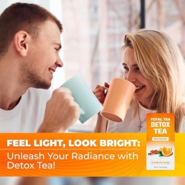 Total Tea Slimming Detox Tea | Caffeine-Free Herbal Blend