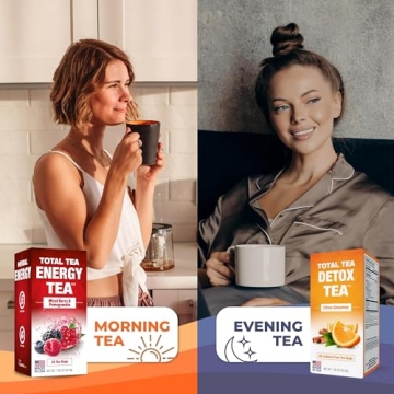 Total Tea Slimming Detox Tea | Caffeine-Free Herbal Blend