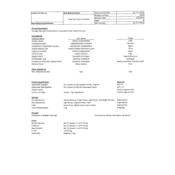 Total Tea Slimming Detox Tea | Caffeine-Free Herbal Blend