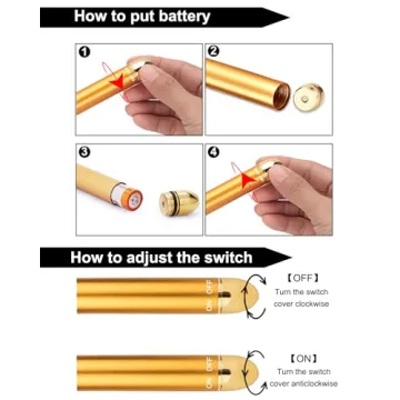 Amirce Face Massager Roller Golden 3D Roller Electric Facial Roller and T Shape Facial Roller Massager Kit Face Roller