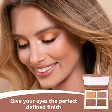 Mellow Eyeshadow Quad - Compact & Highly Pigmented Palette