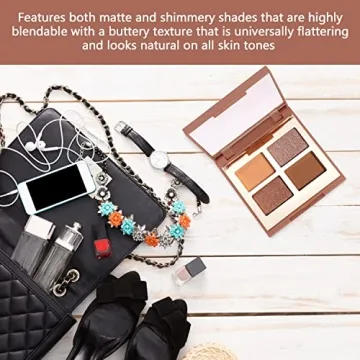 Mellow Eyeshadow Quad - Compact & Highly Pigmented Palette