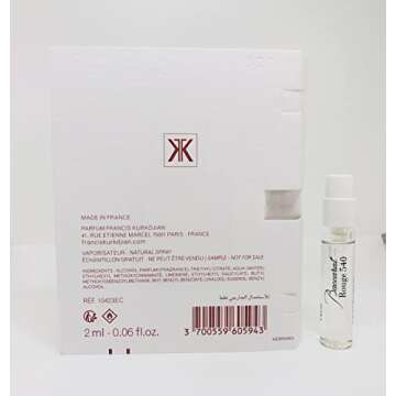 Maison Francis Kurkdjian Baccarat Rouge 540 Sample Spray 2ml