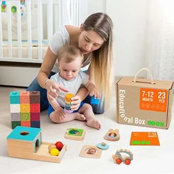 TOOKYLAND 7-in-1 Montessori Toys for 6-12 Months