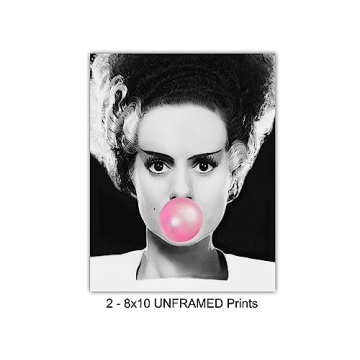 Frankenstein Scary Movie Wall Art for Unique Home Decor