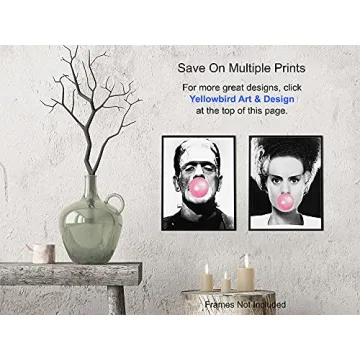 Frankenstein Scary Movie Wall Art for Unique Home Decor