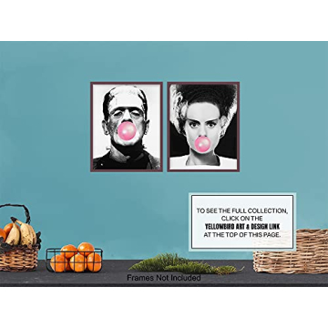 Frankenstein Scary Movie Wall Art for Unique Home Decor