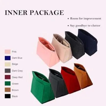 D.DUO Large Handbag Organizer for Stylish Organization