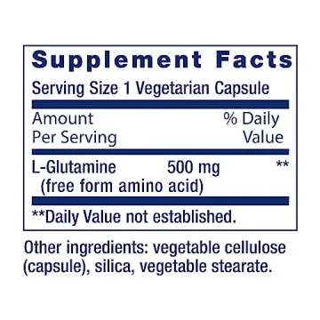 Life Extension L-Glutamine 500 mg - Muscle & Immune Support