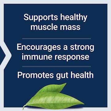 Life Extension L-Glutamine, 500 mg L-glutamine, amino acid, supports muscle health and immune health, gluten-free, non-GMO, 100 vegetarian capsules