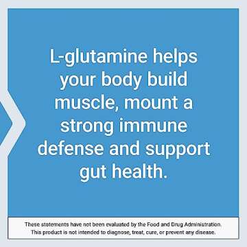 Life Extension L-Glutamine, 500 mg L-glutamine, amino acid, supports muscle health and immune health, gluten-free, non-GMO, 100 vegetarian capsules