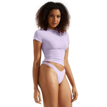 SUUKSESS Women Double Lined Fitted Basic Tee for Everyday Stylish Wear