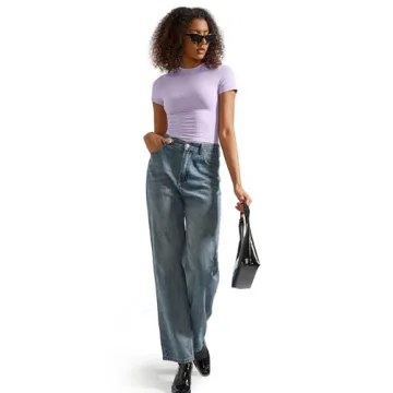 SUUKSESS Women Double Lined Fitted Basic Tee for Everyday Stylish Wear