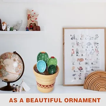 Cactus Measuring Spoons Set | Cute Ceramic Kitchen Tools