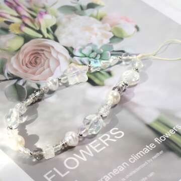 Trendy Beaded Camera Wrist Strap - Cute Phone and Bag Charm