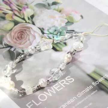 Trendy Beaded Camera Wrist Strap - Cute Phone and Bag Charm