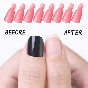 HiMo 10PC Soak Off Cap Clips for Easy Gel Polish Removal