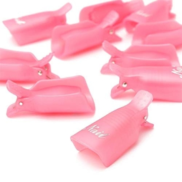 HiMo 10PC Soak Off Cap Clips for Easy Gel Polish Removal