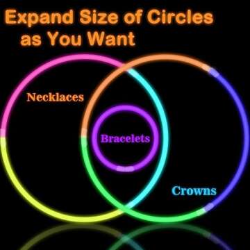 Glow Sticks Party Pack 8"-50,Light up Bracelets & Necklaces Accessories for Kids, Valentines Day Neon Glow in the Dark Party Favor Supplies Decorations for Birthday, Camping, Wedding, Dance Activities