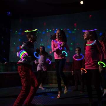 Glow Sticks Party Pack 8"-50,Light up Bracelets & Necklaces Accessories for Kids, Valentines Day Neon Glow in the Dark Party Favor Supplies Decorations for Birthday, Camping, Wedding, Dance Activities