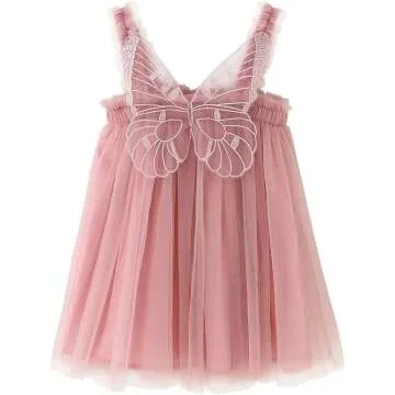 Elegant Tulle Butterfly Tutu Dress for Toddler Girls