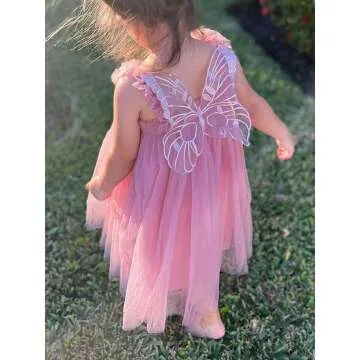 Elegant Tulle Butterfly Tutu Dress for Toddler Girls