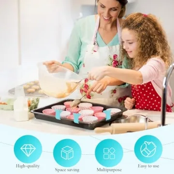 16PCS Baking Sheet Stackers for Efficient Kitchen Organization