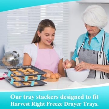 16PCS Baking Sheet Stackers for Efficient Kitchen Organization