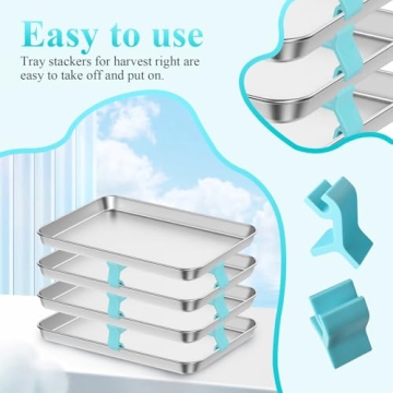 16PCS Baking Sheet Stackers for Efficient Kitchen Organization