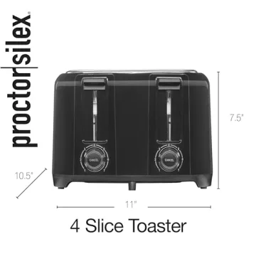 Proctor Silex 4 Slice Toaster with Extra Wide Slots